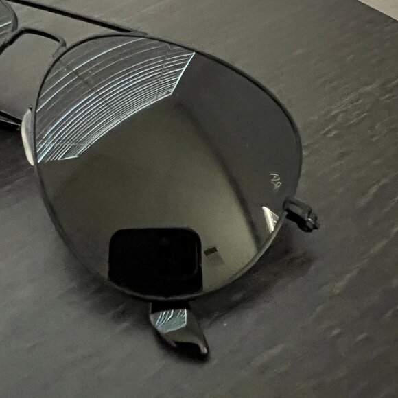 Ray Ban Aviator Black Large Metal Frame - Picture 7 of 7